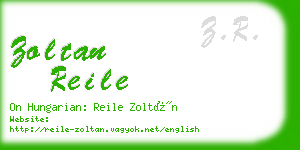 zoltan reile business card